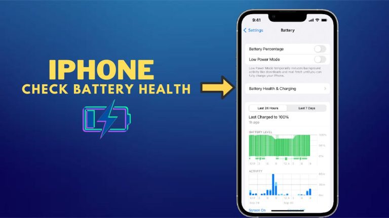 How To Check Battery Health On iPhone